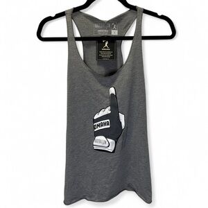 Baseballism Gray Graphic Tank Top